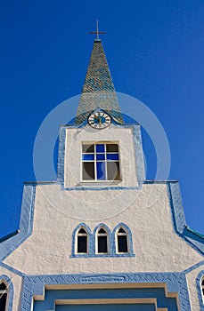 Ortodox church under blue sky