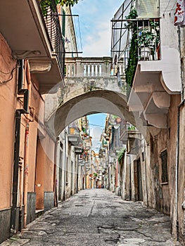 Ortona, Abruzzo, Italy: alley in the old town photo
