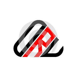 ORU letter logo creative design with vector graphic, ORU