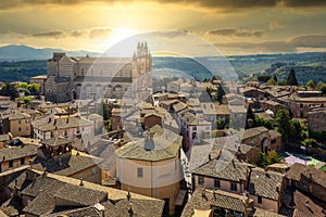 Orvieto historical Old town, Italy