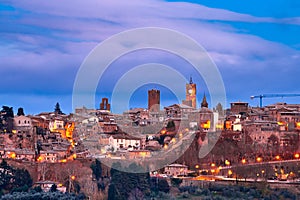 Orvieto, Umbria, Italy Medieval Skyline