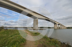 Orwell Bridge with Path