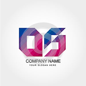 OS Letter Logo Design photo
