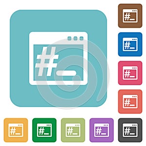 OS root terminal flat icons photo