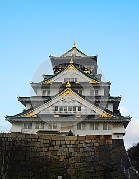 Osaka castle, Japan