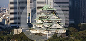 Osaka castle. Japan