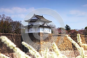 OSAKA CASTLE MOAT WALL, JAPAN