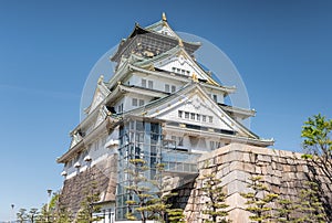 Osaka castle, most visited place in Osaka