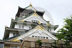 Osaka Castle in Osaka,Japan