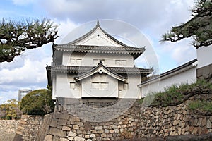 Osaka castle in Osaka