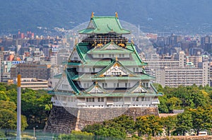 Osaka castle sightview