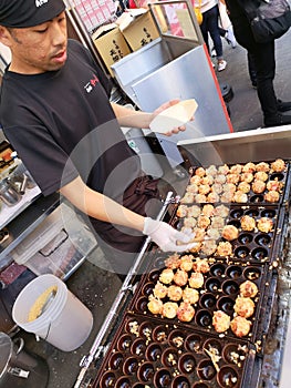 Osaka dontonbori takoyaki