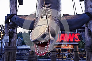 Photo of the hanging JAWS