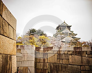 Osaka-jo Castle in Osaka, Japan