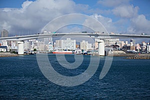Osaka port bridge