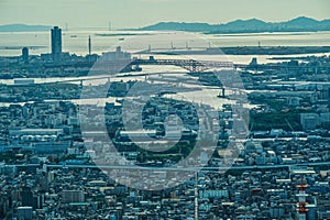 Osaka townscape from Abenobashi Terminal Building