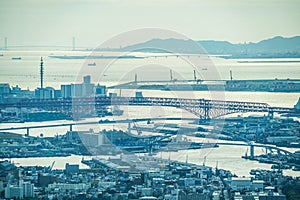 Osaka townscape from Abenobashi Terminal Building