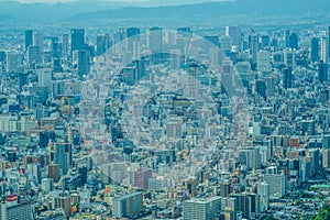 Osaka townscape from Abenobashi Terminal Building