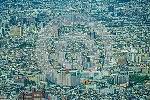 Osaka townscape from Abenobashi Terminal Building