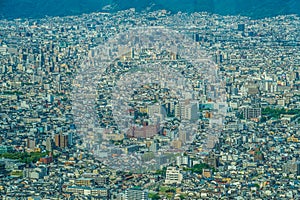 Osaka townscape from Abenobashi Terminal Building