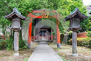 Osaki jinja shinto shrine, Kanazawa, Japan
