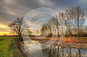 Osam river, Bulgaria - spring picture