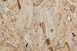 OSB Construction Wood Background - Detail