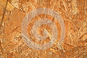 OSB plate consisting of pressed pine tree chips