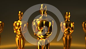 Oscar academy awards gold statue trophy