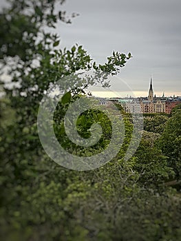 Oscar`s Church view from skansen stockholm, sweden, europe