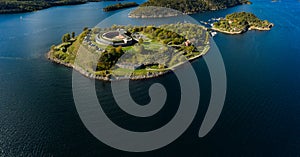 Oscarsborg Fortress in Oslofjorden, Norway