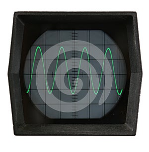 Oscilloscope screen