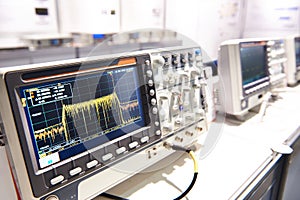 Oscilloscope spectrum analyzer