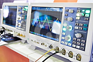 Oscilloscopes in lab