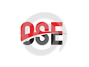 OSE Letter Initial Logo Design Vector Illustration