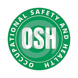 OSH occupational safety and health symbol
