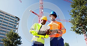 OSHA Inspector At Construction Site