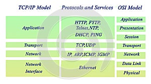 OSI and TCP/IP protocols