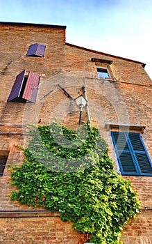 Osimo town in Marche region, Italy. Art, urban design and tourism