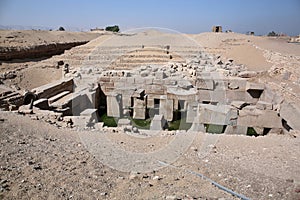 The Osirion temple at Abydos, Egypt.