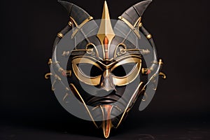 Osiris face god mask. Generate Ai