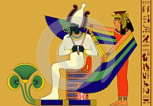 Osiris and Isis photo