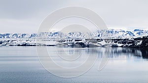 Oskjuvatn lake at Askja, central Iceland landmark