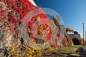 Oslo Akershus Fortress at late fall