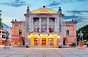 Oslo National theatre, Norway photo