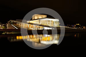 Oslo Opera House By Night