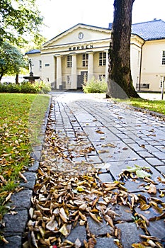 Oslo Stock exchange during fall