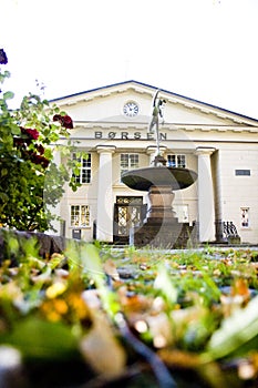 Oslo Stock Exchange at fall