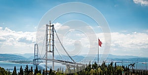 Osman Gazi Bridge in Kocaeli, Turkey