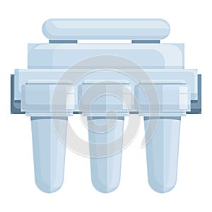 Osmosis technology icon cartoon vector. Water system